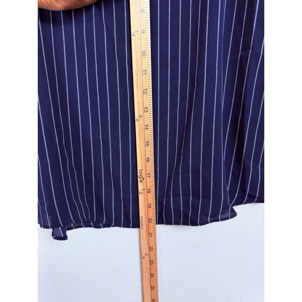 Tommy Hilfiger Cami Camisole Tank Top Women's M Navy White Striped Lined - Picture 16 of 16